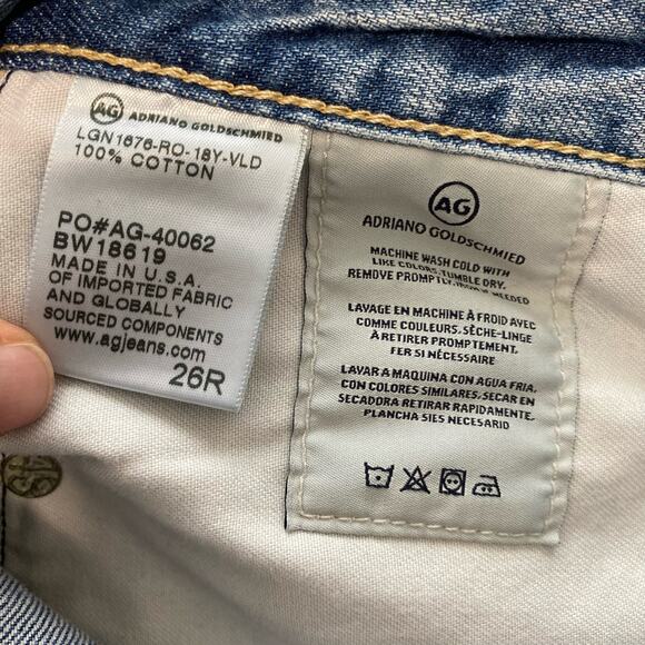 Ag Adriano Goldschmied The Phoebe Patchwork Vintage High Waisted Tapered Leg 26 - Picture 7 of 10